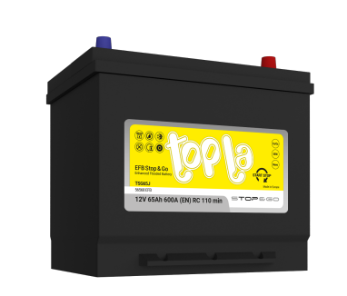 Акумулятор Topla 65 Ah/12V EFB Japan Euro (0)